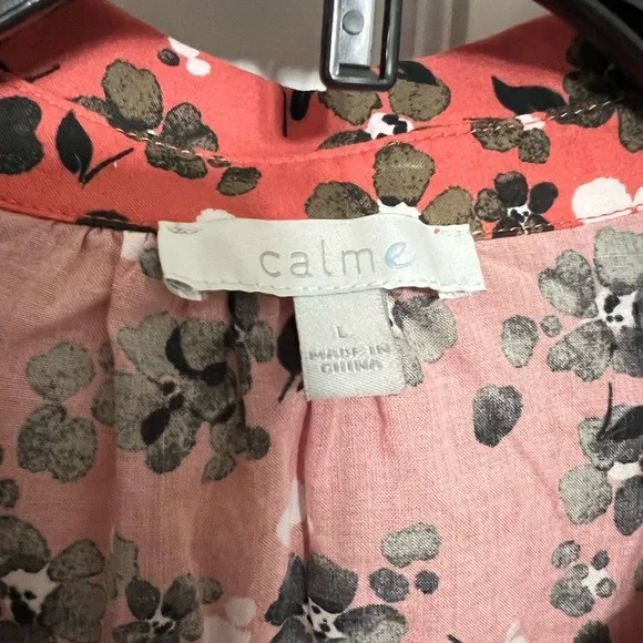 Johnny Was Calme Floral Button Down Blouse - Picture 4 of 4